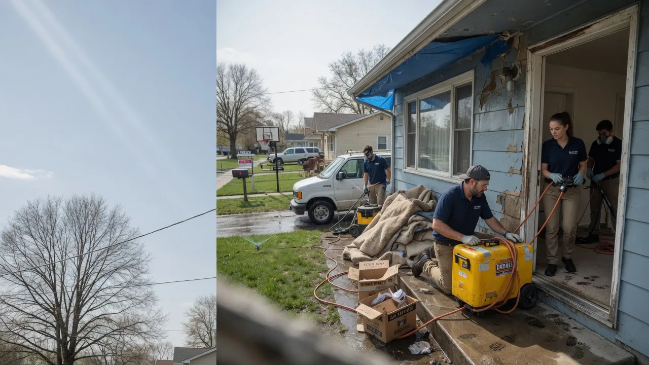 Basement Flood Cleanup in Astoria, IL near me